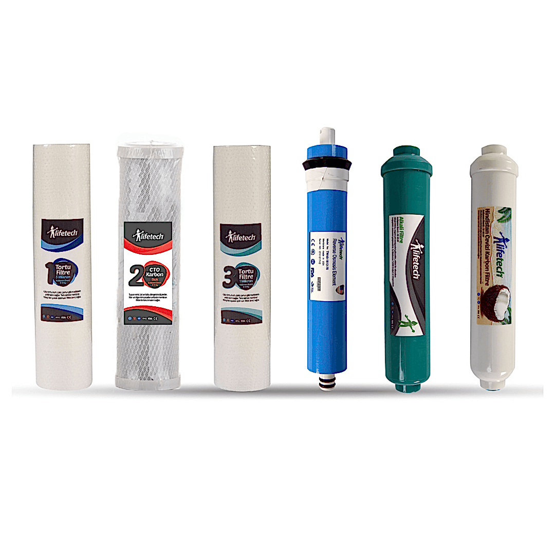 Lifetech 6 Aşama Açık Kasa Filtre Seti