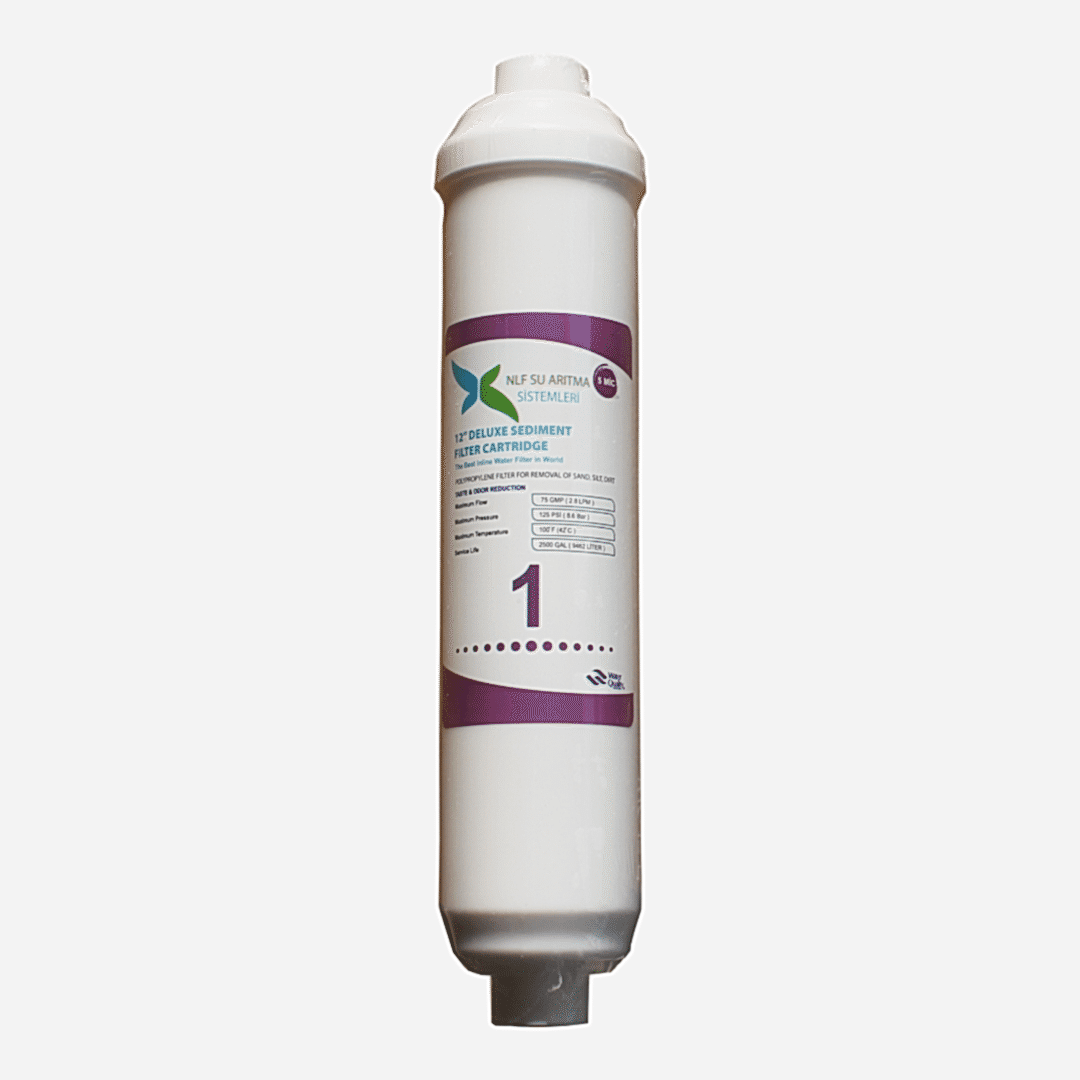 Nlf 12'' Deluxe Sediment Filtre 5 Mikron