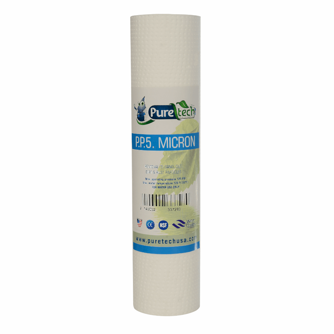 Puretech 10'' 5 Mikron Spun Filtre