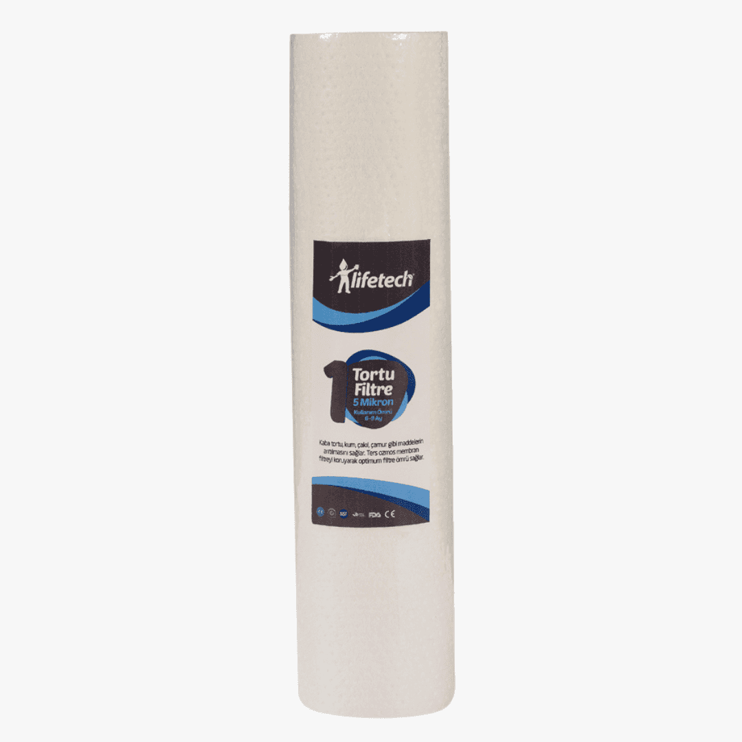 Lifetech 10'' 5 Mikron Spun Filtre