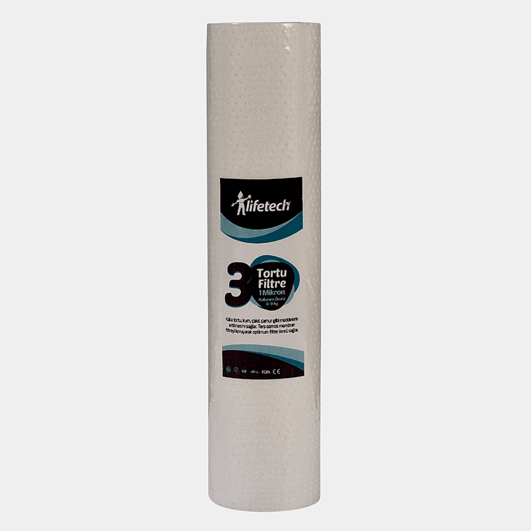 Lifetech 10'' 1 Mikron Spun Filtre